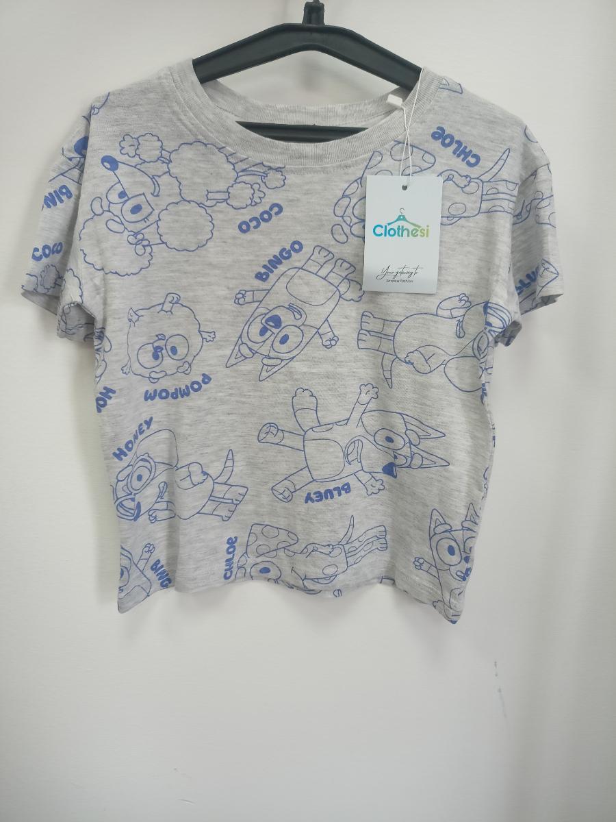 Printed Cotton bluey T-Shirt