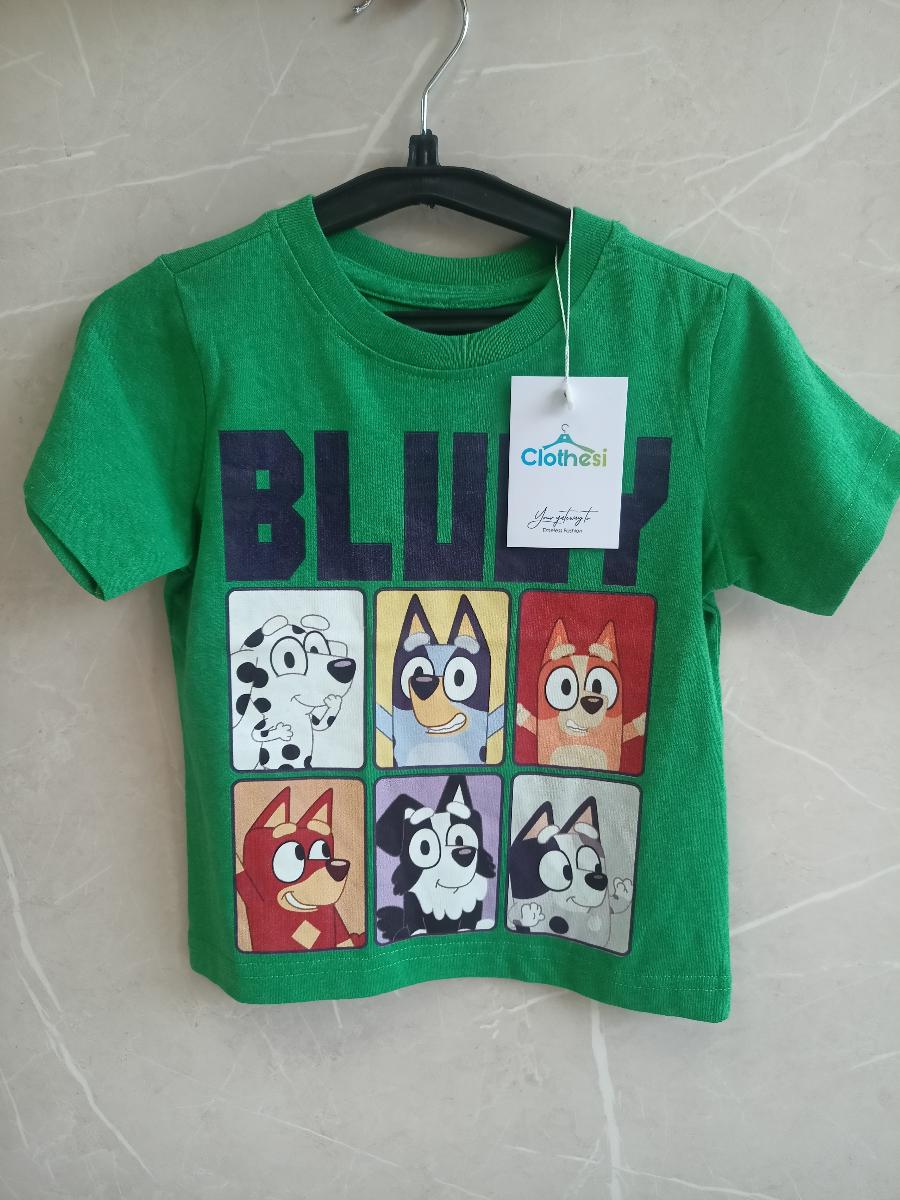 Bluey Kids' Cartoon Print T-Shirt