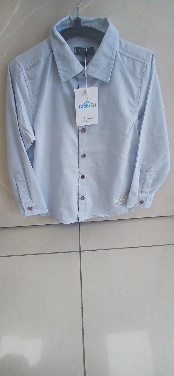 Blue seven Classic Light Blue Cotton Shirt
