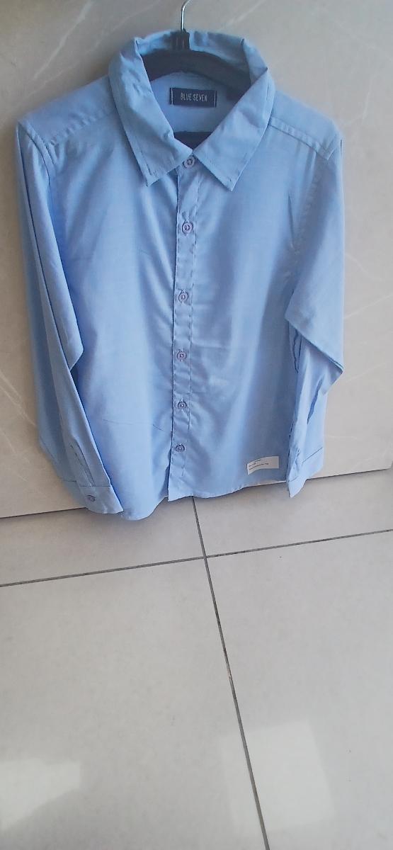 Blue seven Classic Sky Blue Cotton Shirt