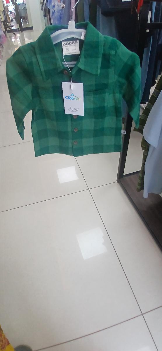 Jacky Green Plaid Casual Shirt