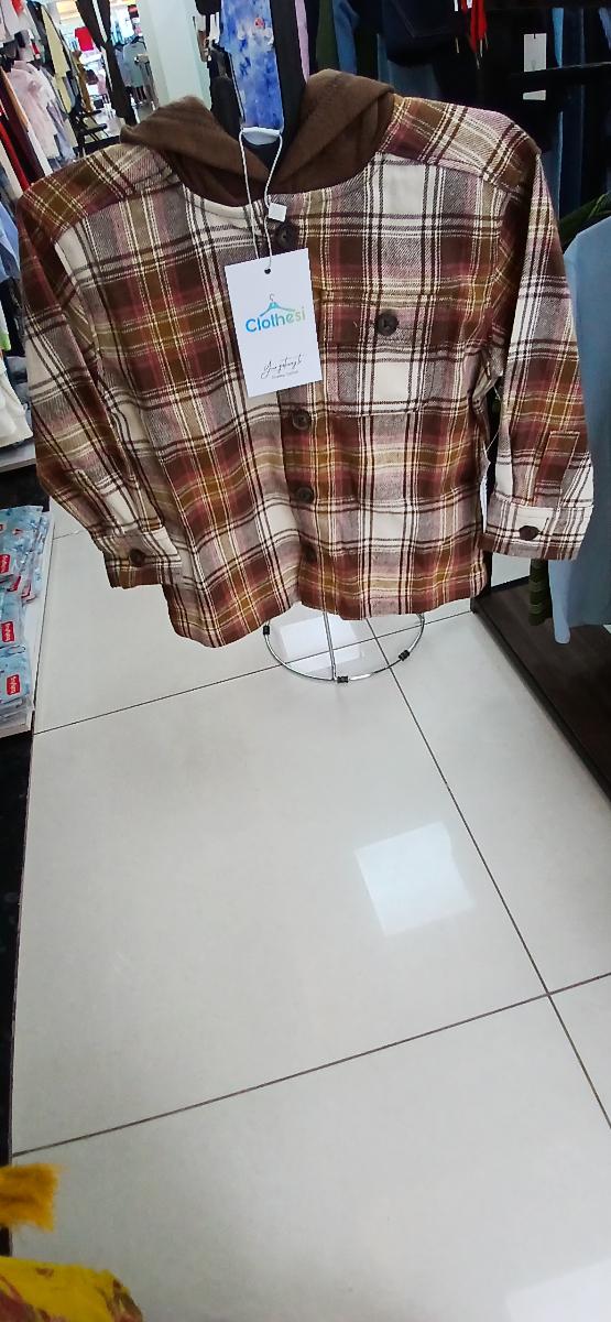 Old navy Checked Flannel Hoodie Shirt