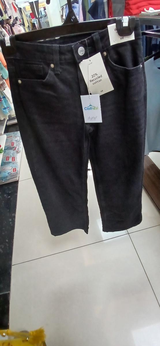 H and M Classic Black Denim jeans 