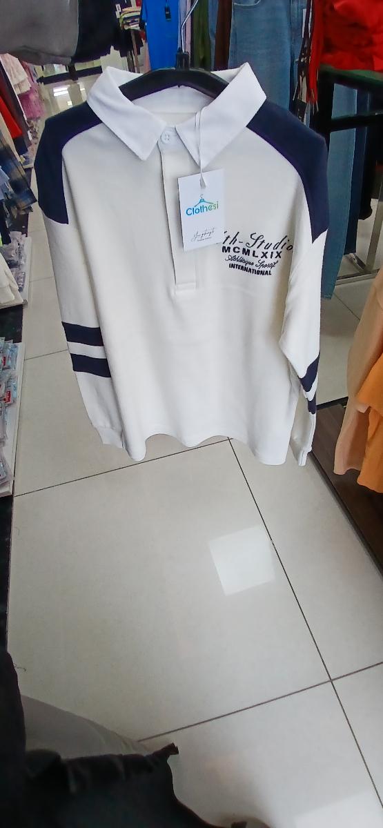 Primark Long Sleeve Polo sweat Shirt