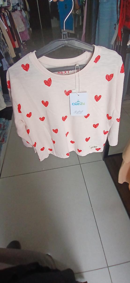 Next heart Printed sweat shirt 