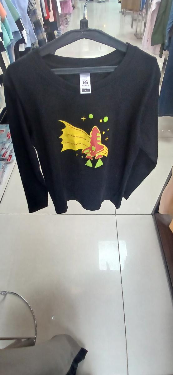 Kids Long Sleeve sweat shirt with Rocket Print