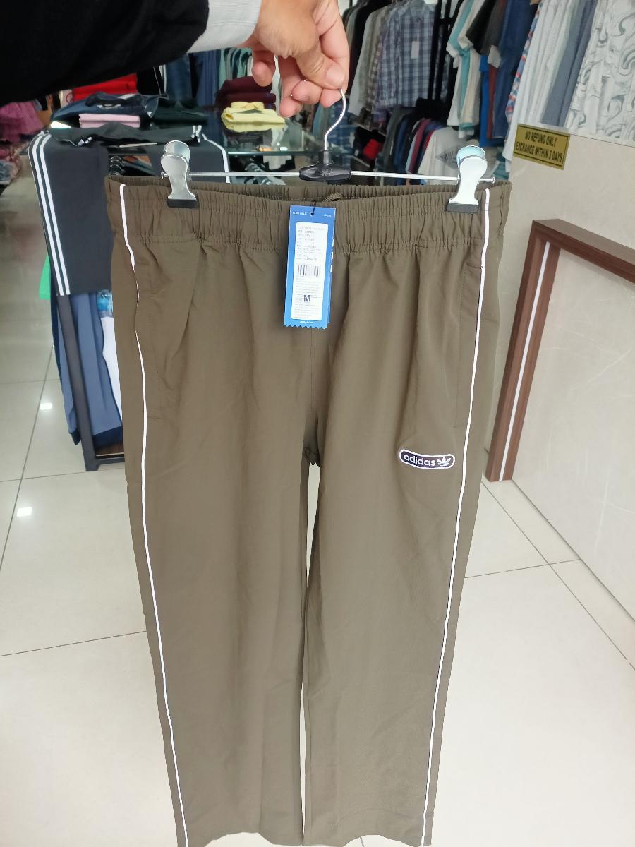 Adidas Men's Olive Green Track Trousers
