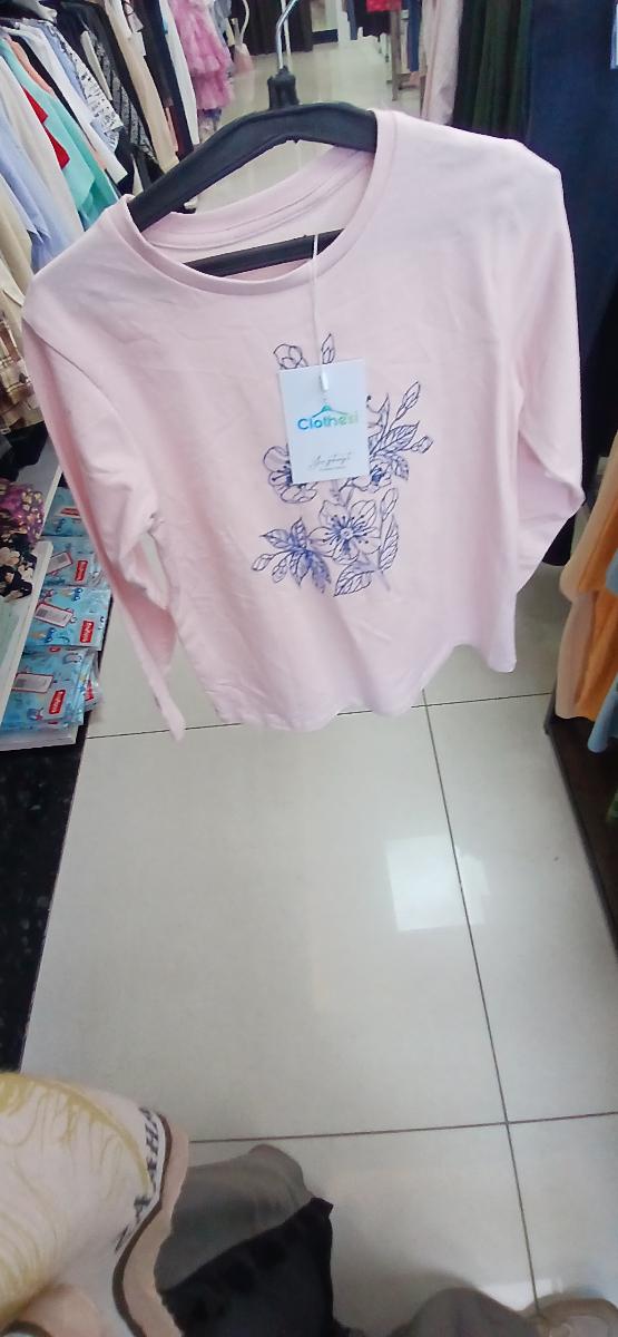 Floral Print Cotton Sweat-Shirt