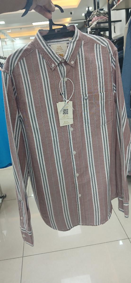 Striped Cotton Casual Shirt