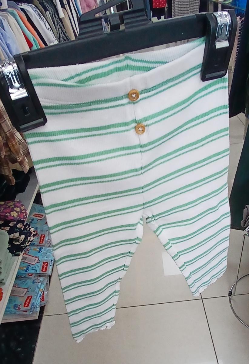RTR Striped Ribbed trouser with Wooden Buttons