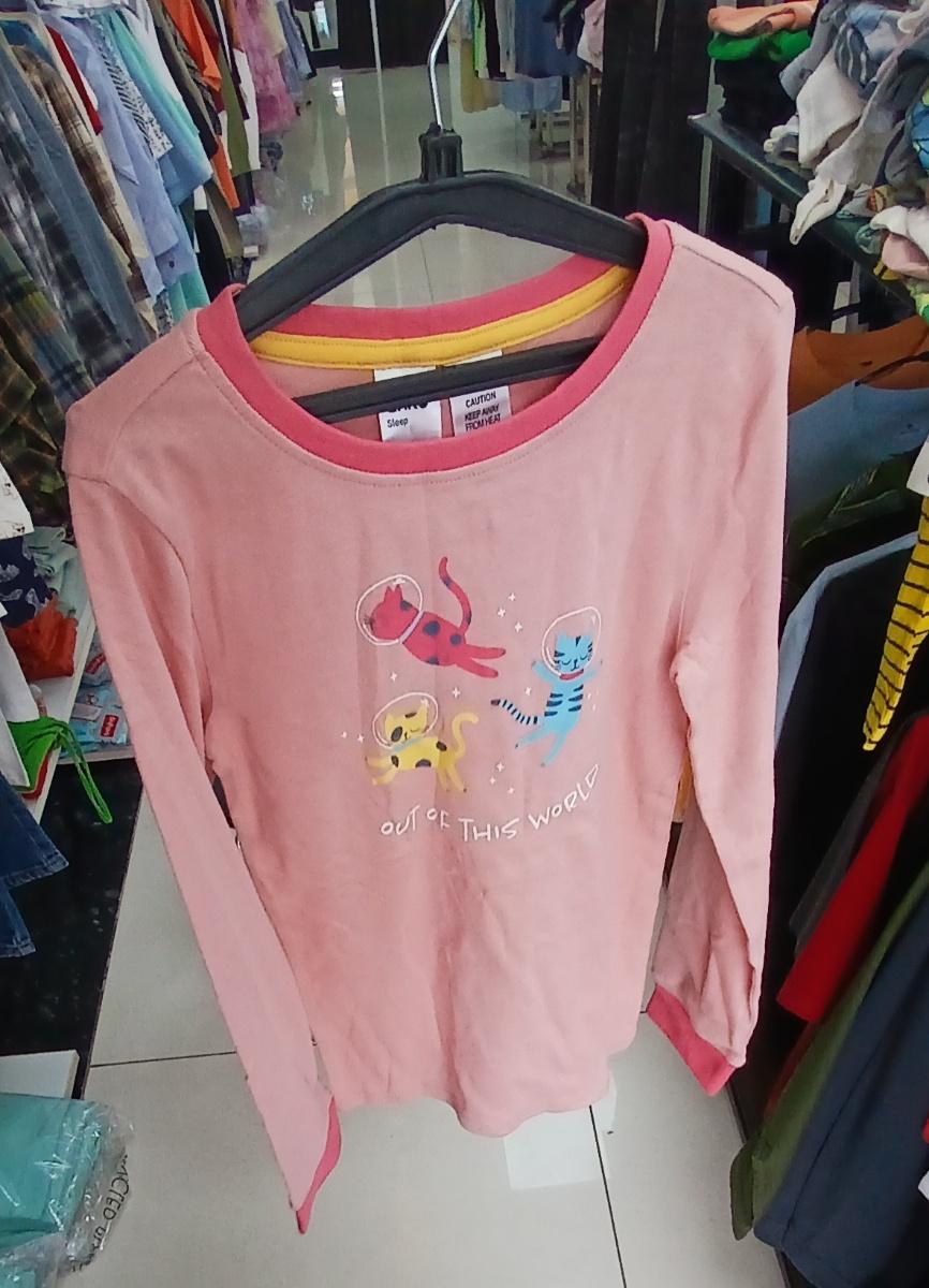 Anko Pink Astronaut Cat Printed Sweart Shirt