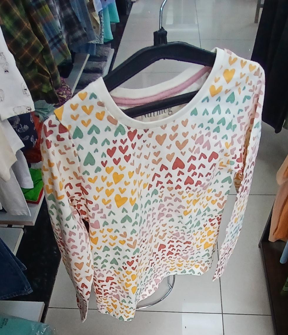 Nutmeg Heart Print Full Sleeve Sweat-Shirt