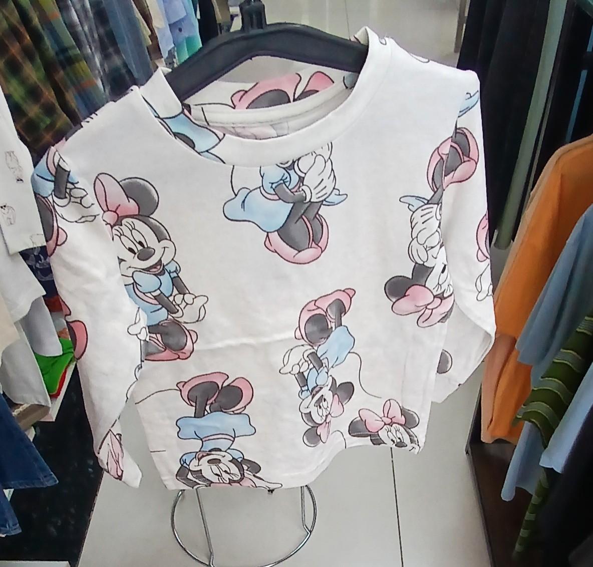 Disnep mickey Minnie Mouse Print T-Shirt