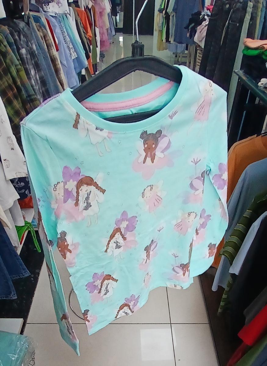 F & F Baby Blue Fairy Print Cotton T-Shirt