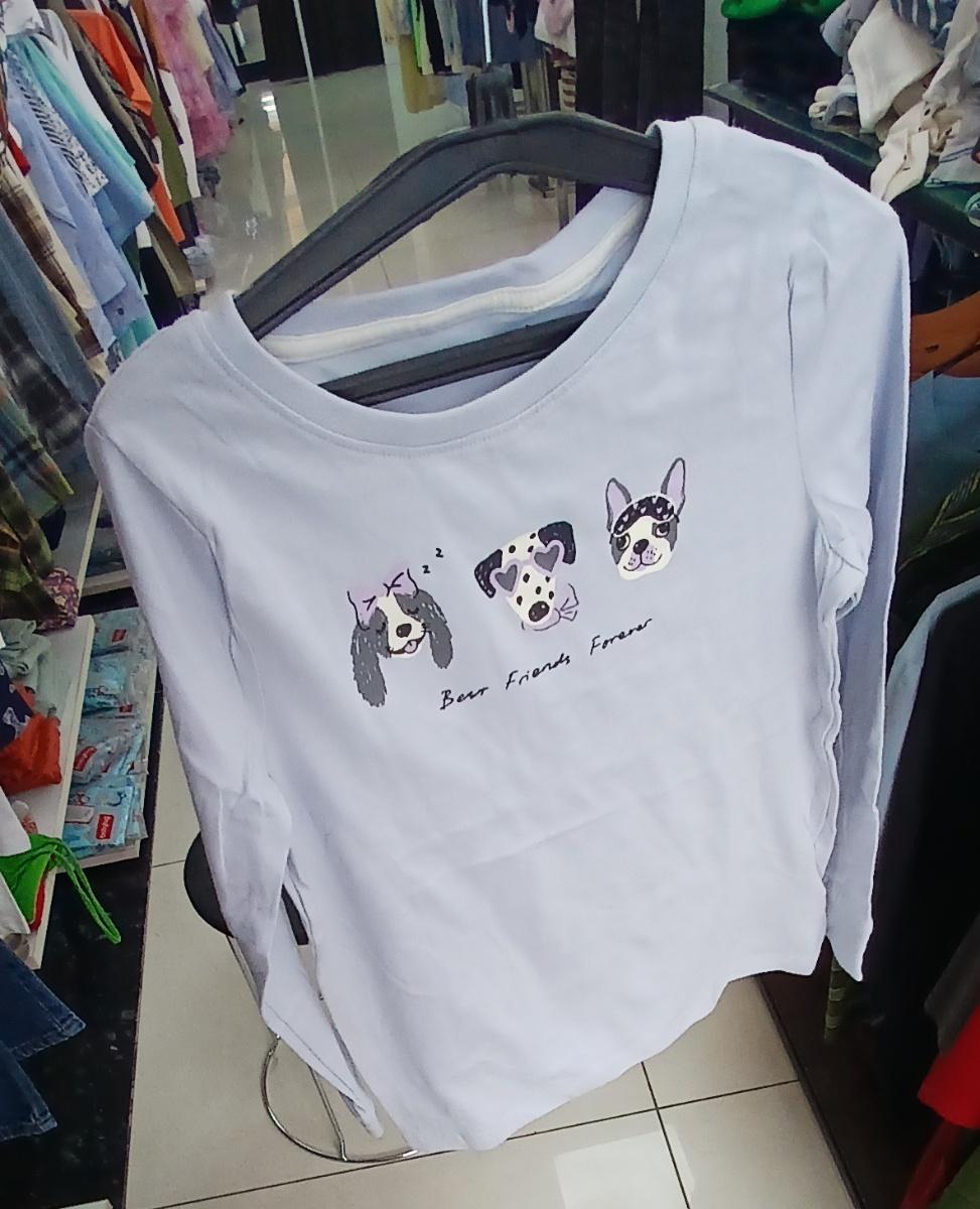  F & F Graphic Print Long Sleeve T-Shirt