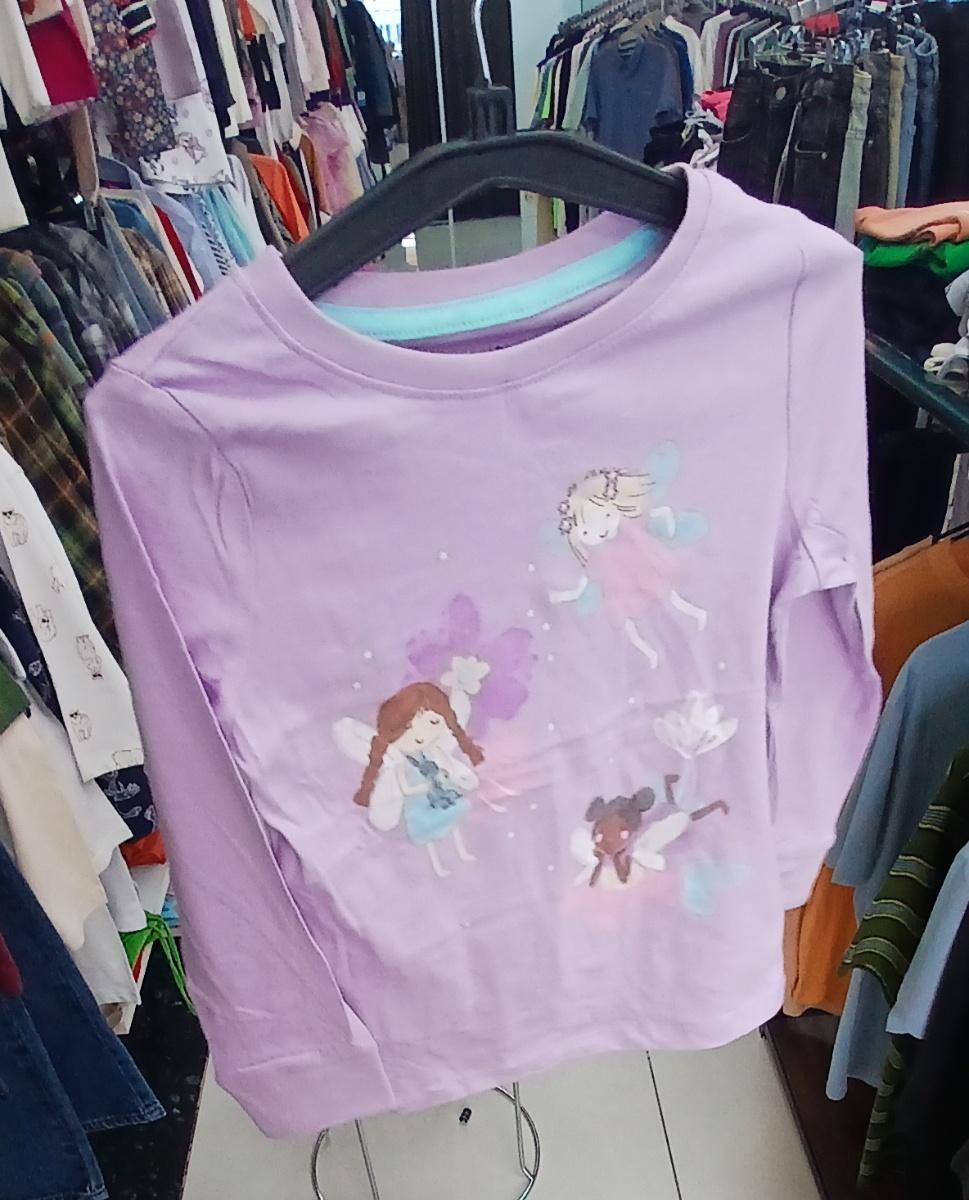 F & F Lilac Fairy Print Long Sleeve T-Shirt