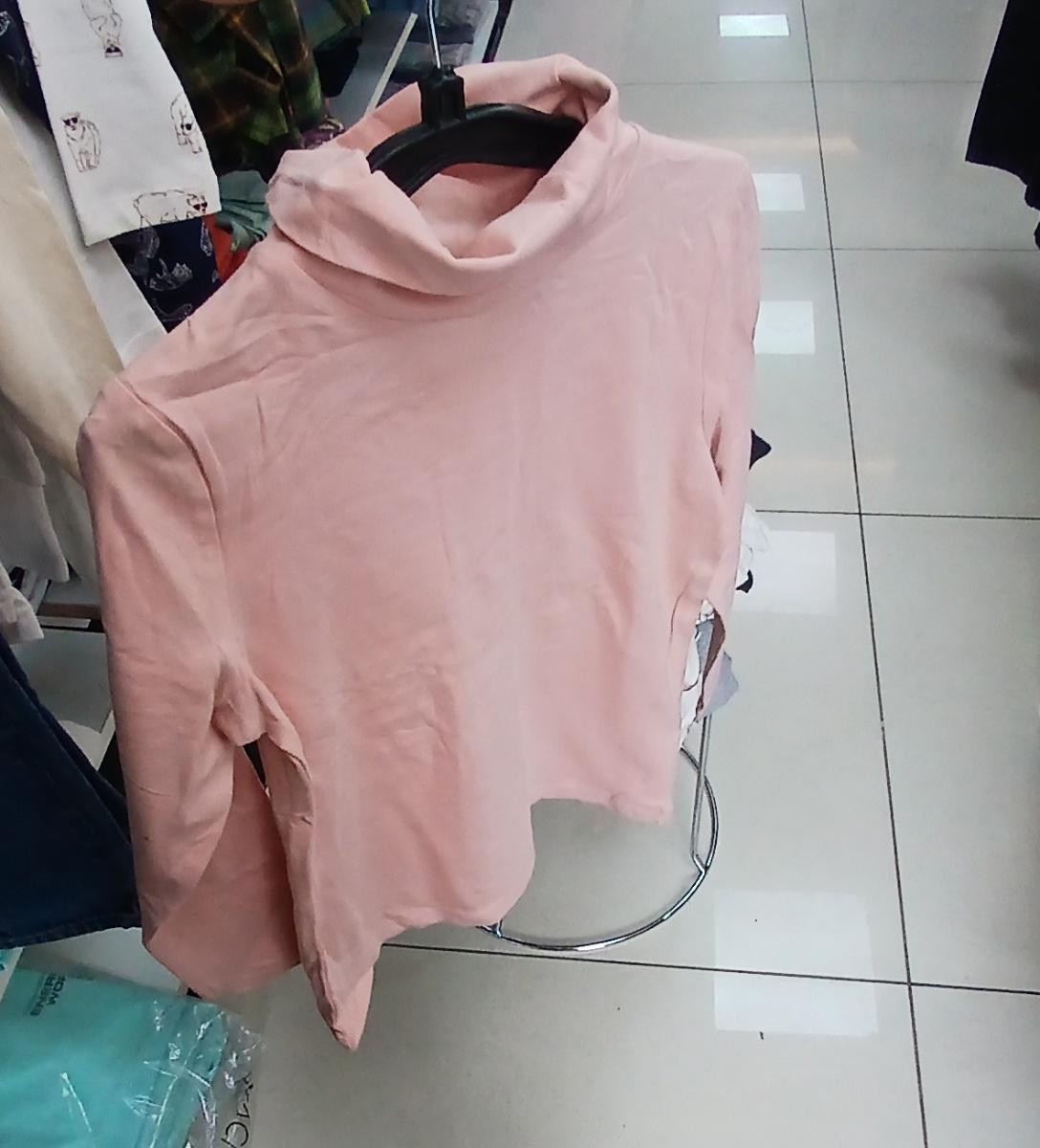 C & A Soft Pink Turtleneck Top