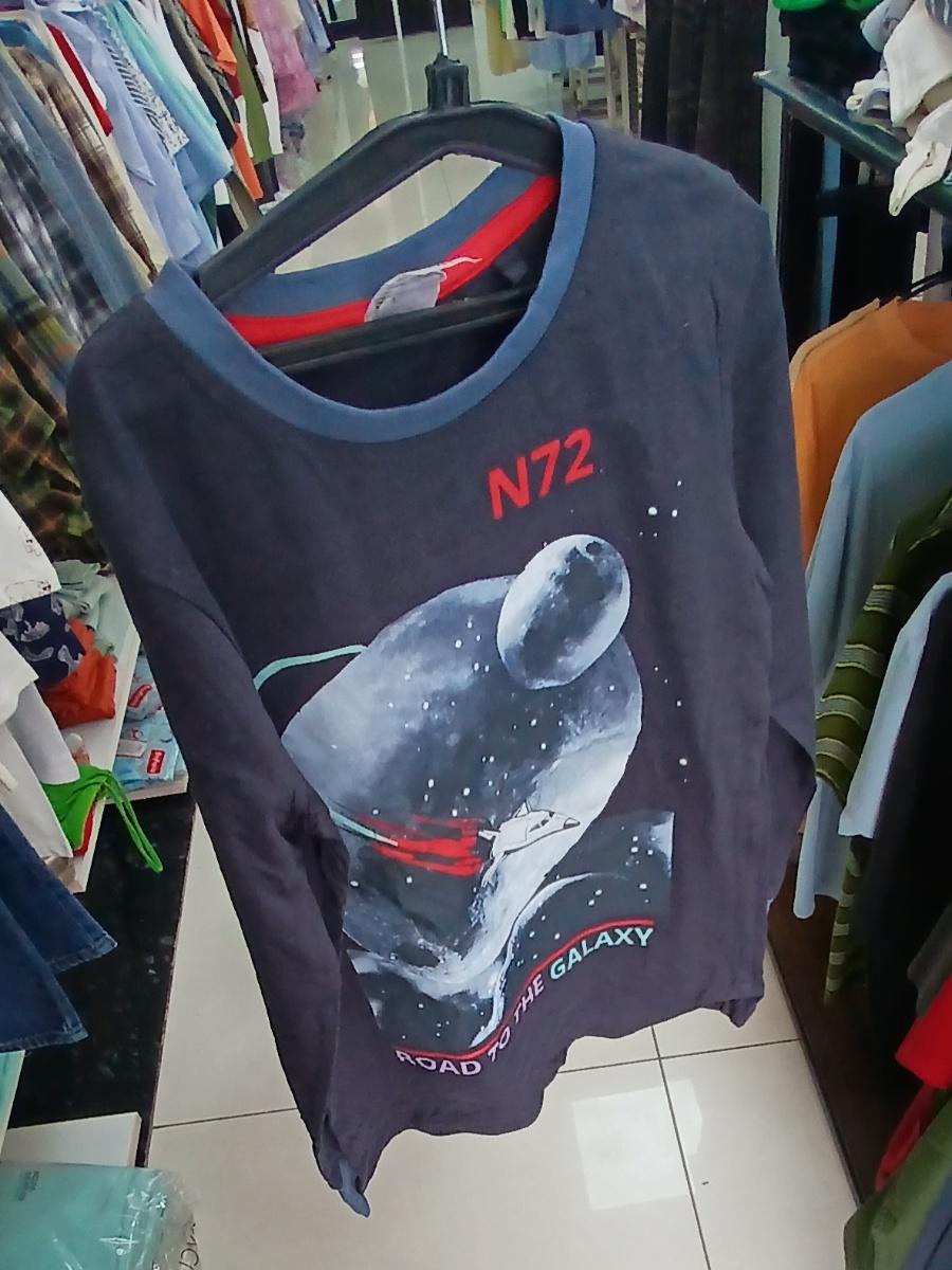 Alive N72 Space Print Long Sleeve T-Shirt