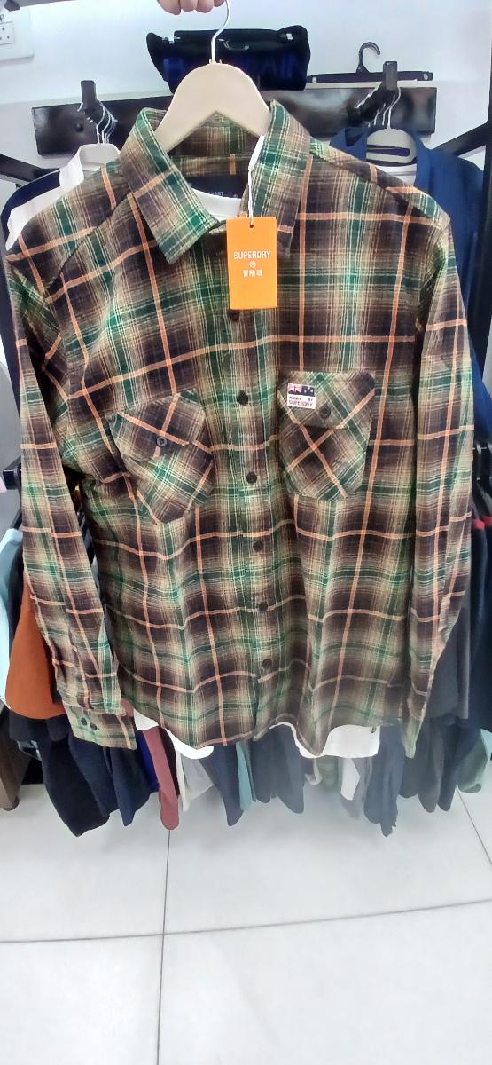 Adidas Men's Plaid Flannel Shirt view 1