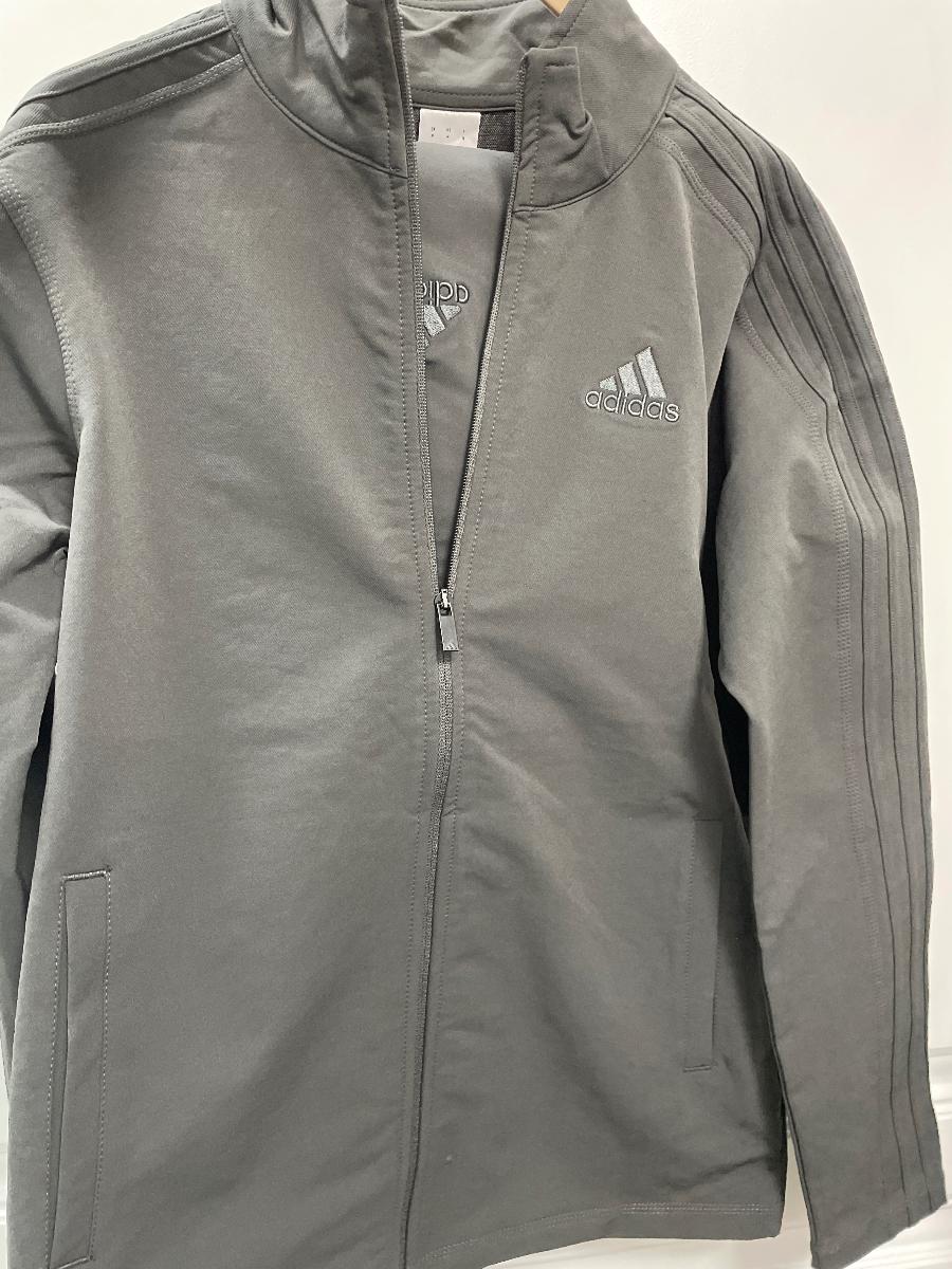 Adidas Men's Charcoal Grey Track Jacket view 1