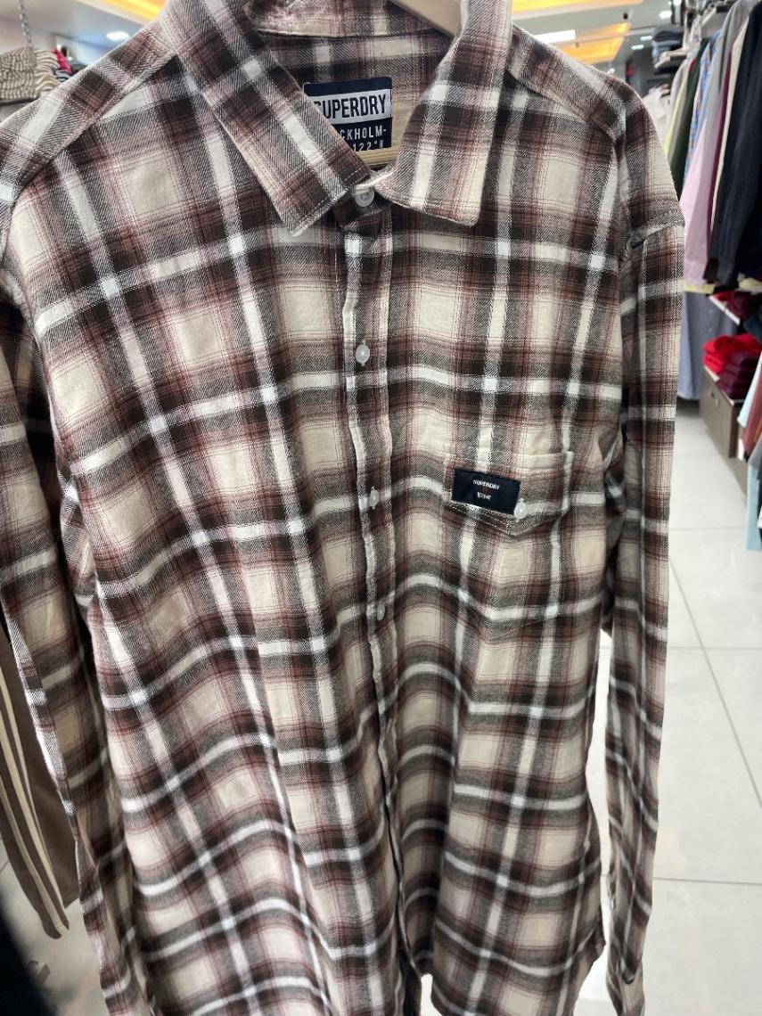 Superdry Classic Checked Flannel Shirt view 1