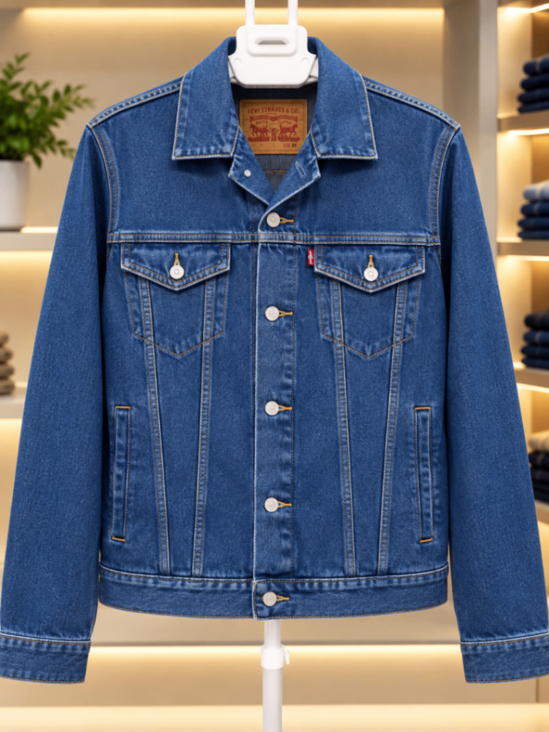  Levis Classic Blue Denim Jacket view 1