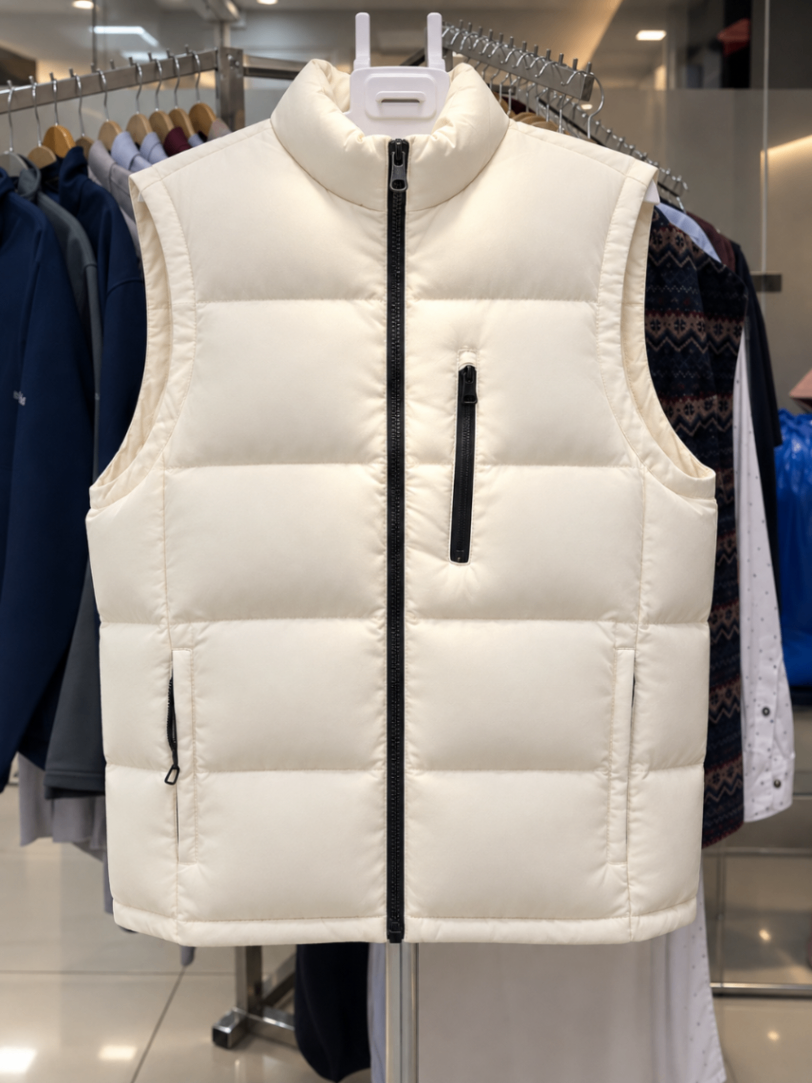 Zara Quilted Puffer Vest view 1