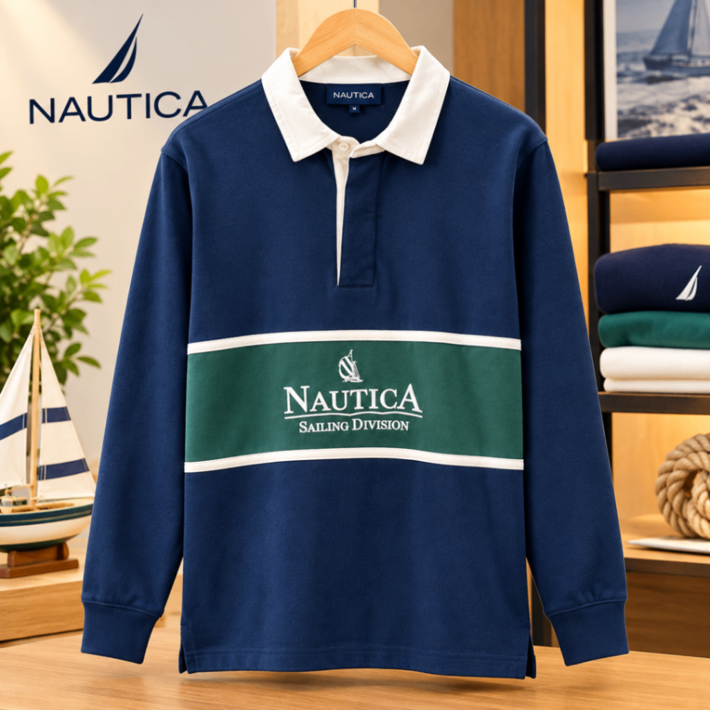Nautica Classic Rugby Shirt view 1