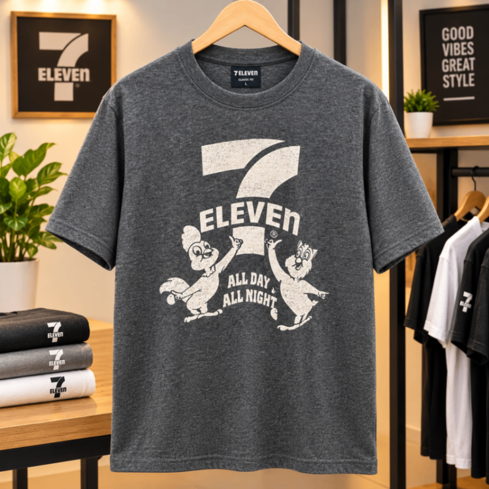 7eleven Graphic Print Cotton T-Shirt view 1