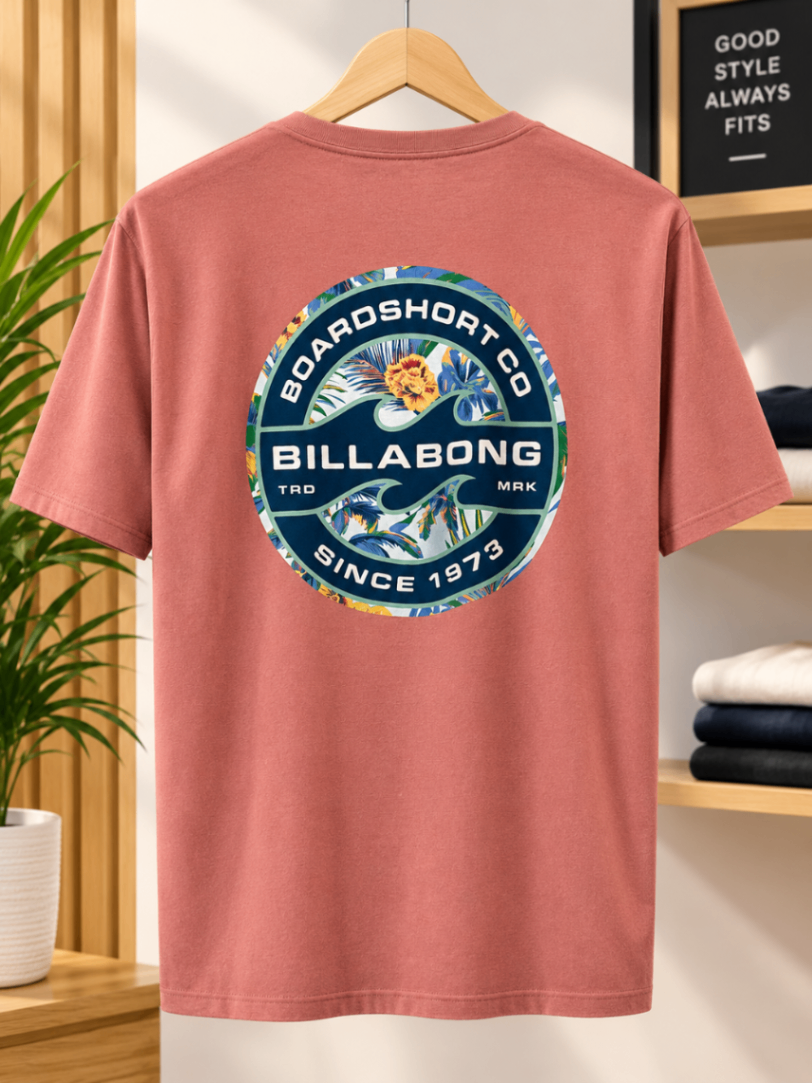 Billabong Tropical Print T-Shirt view 1