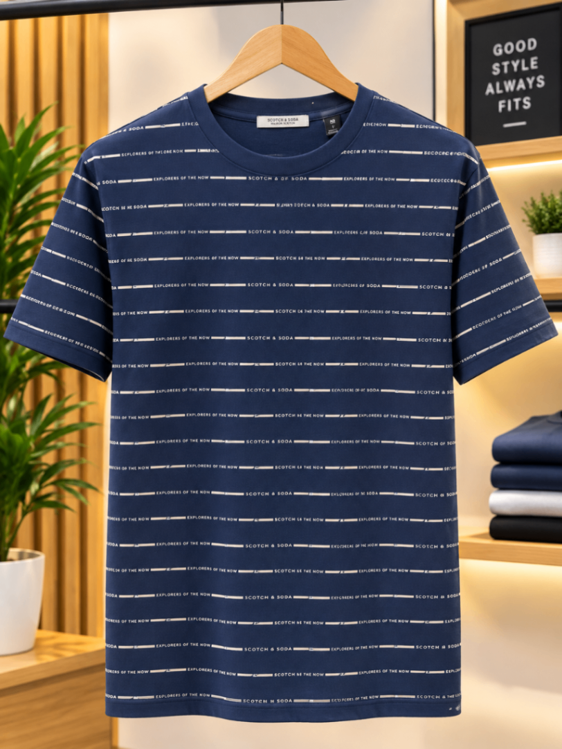 Scotch & Soda Cotton T-Shirt view 1