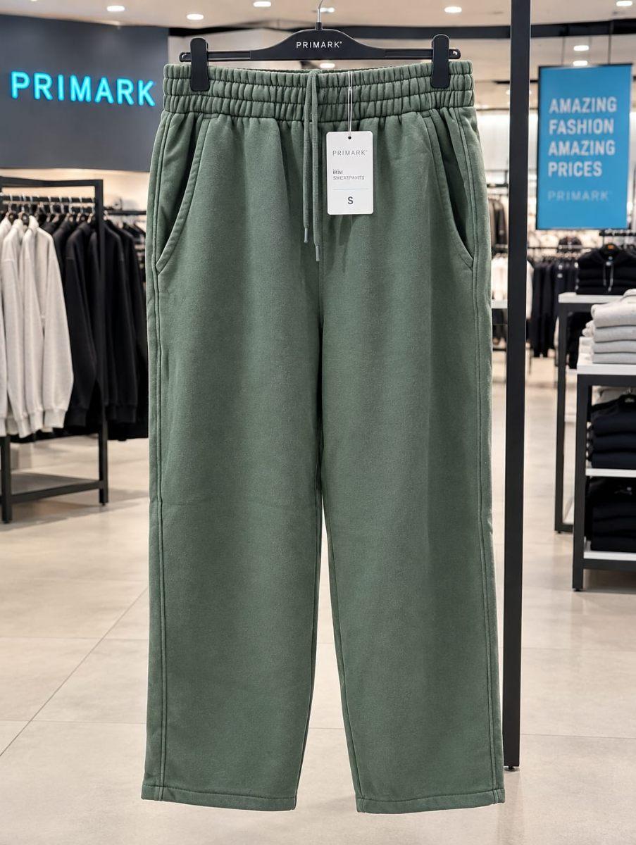 Primark Olive Green Cotton Sweatpants