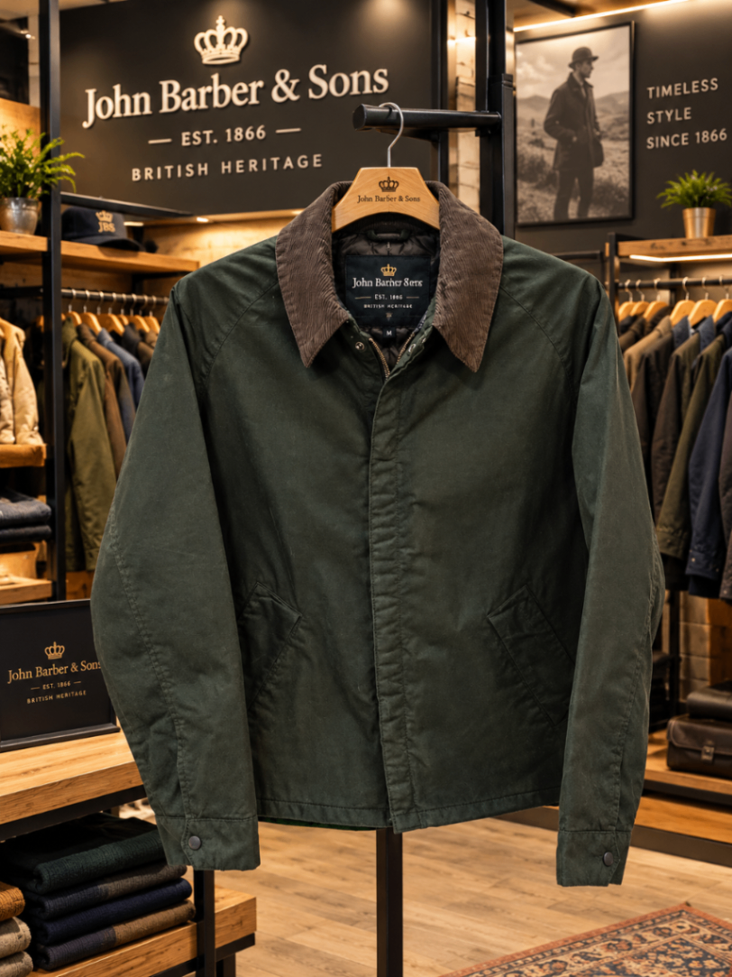Barbour john& Sons Classic Waxed Cotton Jacket