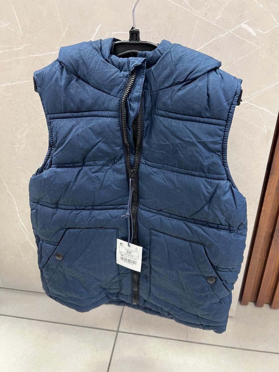 Lefties Quilted Puffer Vest with Hood