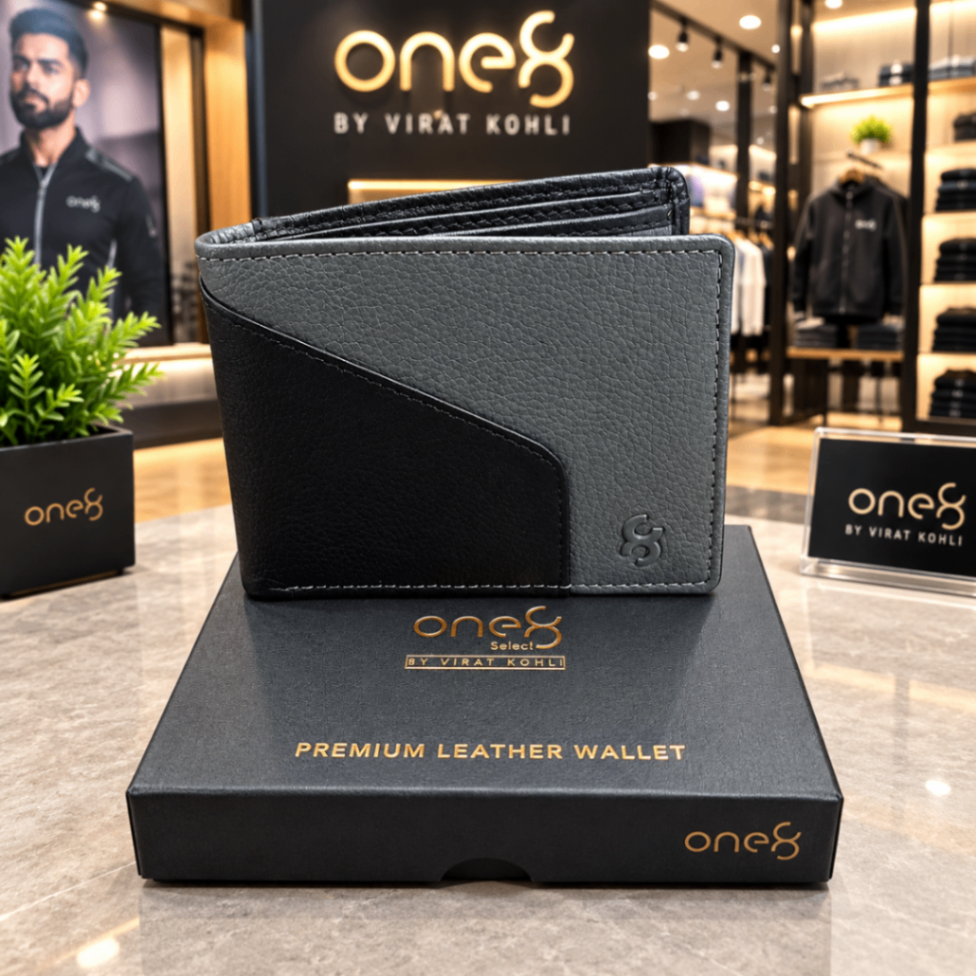 One 8 Premium Leather Bifold Wallet view 1