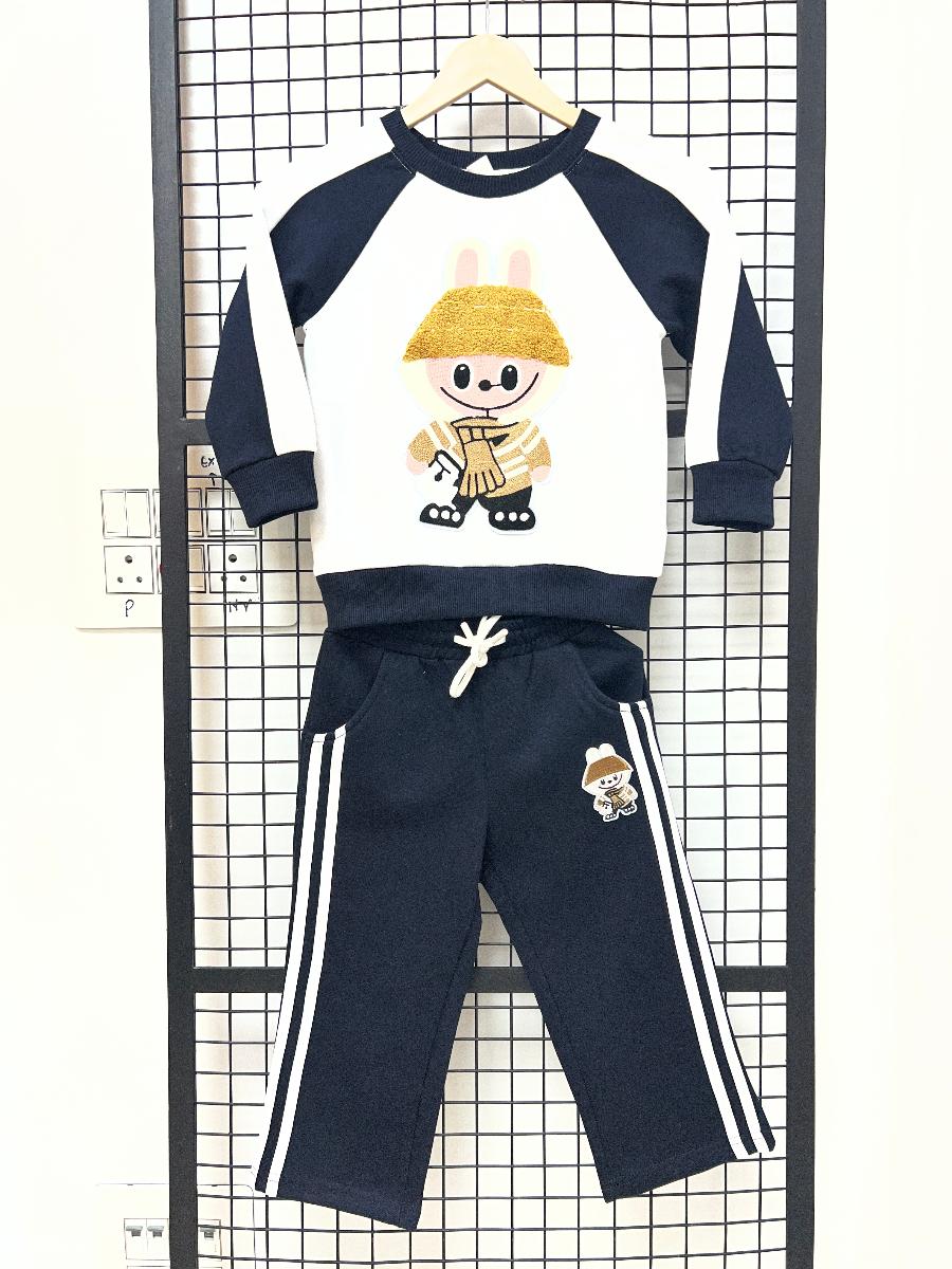 Kids' Graphic Print Sweatshirt and Jogger Set view 1