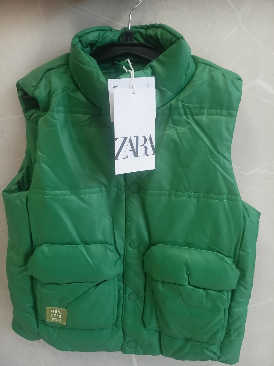 Zara Padded Gilet Vest view 1