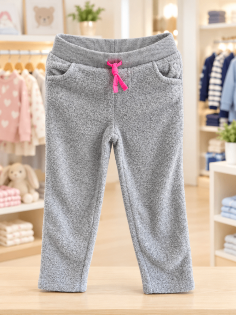 Carter's month lower Soft Textured Grey Joggers view 1