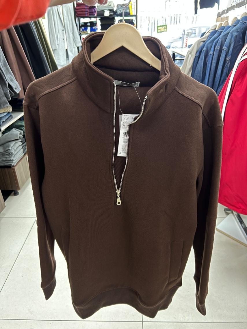 MNG Men's Half-Zip Sweatshirt view 1
