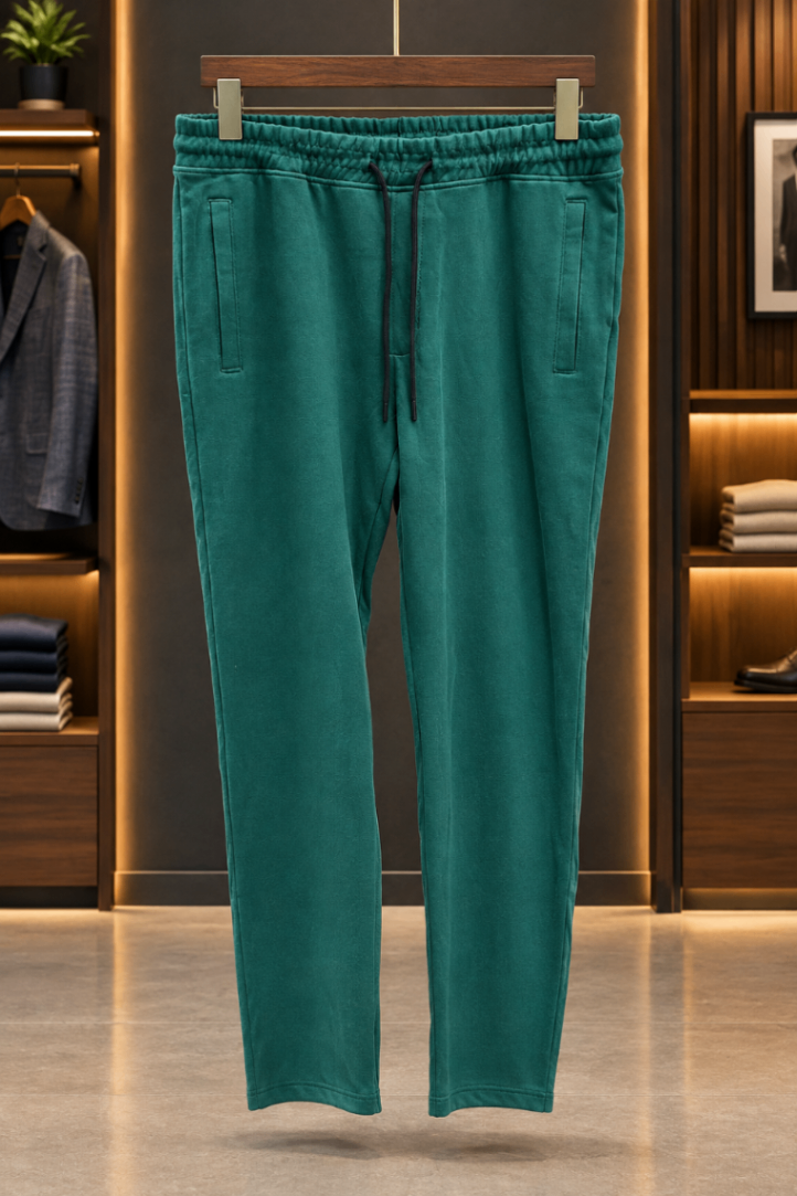 H&M Straight fit french terry trouser  view 1