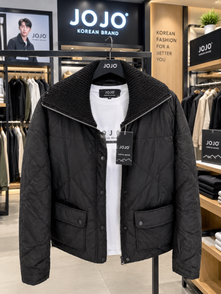 JAJU Quilted Collar Jacket view 1