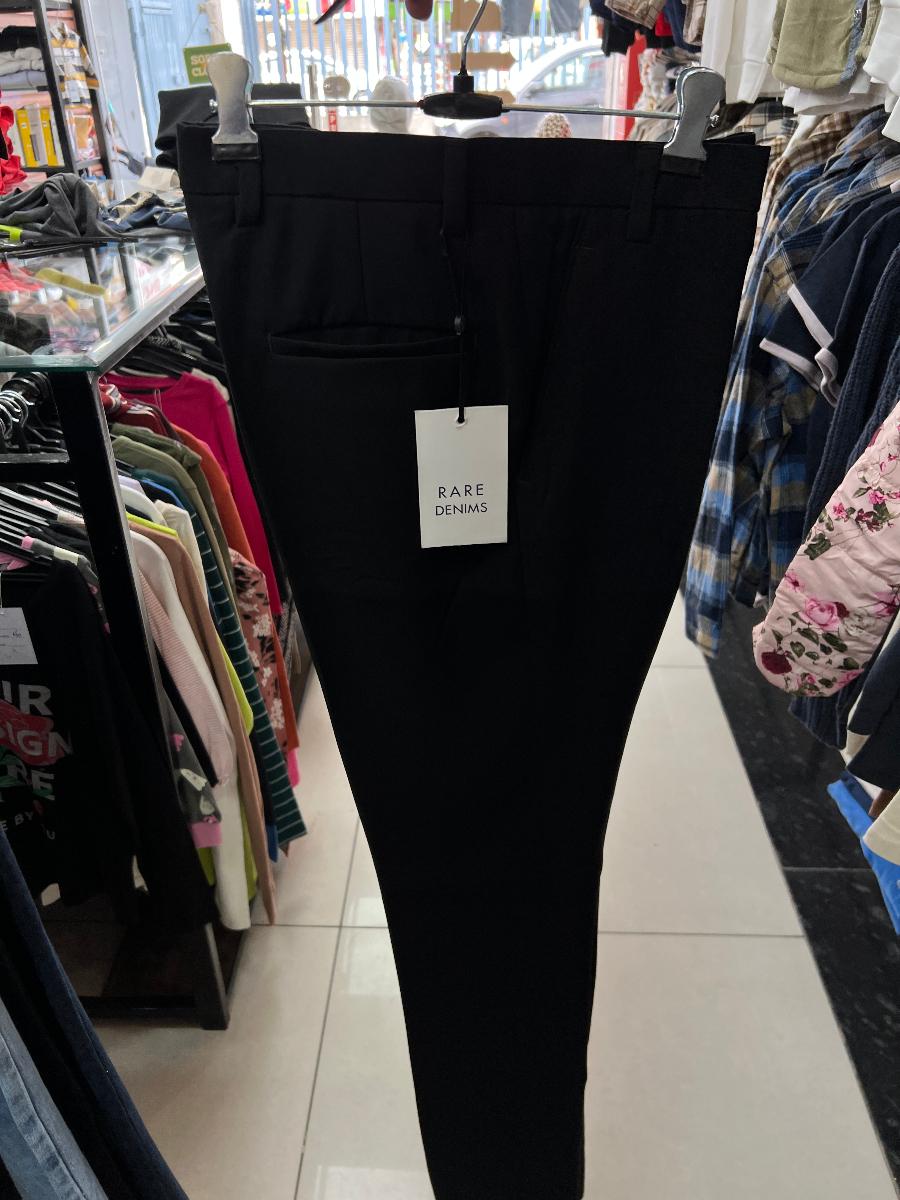 Rare rabbit Classic Black Trousers view 1