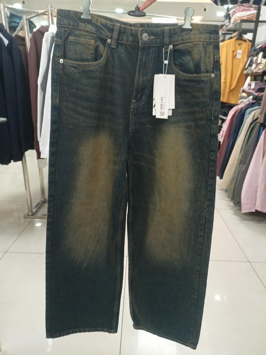 Zara Vintage Wash Relaxed Fit Jeans view 1